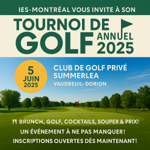 Tournoi de golf de IES-Montréal 2025
